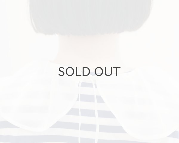 画像15: Big Ruffle Collar Organza (WH) (15)