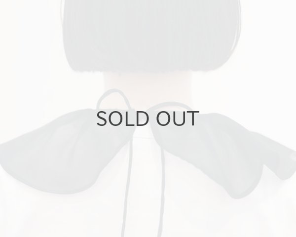 画像14: Big Ruffle Collar Organza (BK) (14)