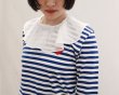 画像10: Big Ruffle Collar Organza (WH) (10)