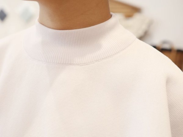 画像15: SALE!! 別注!! AMOSSAミラノリブパフスリーブ ハイネックプルオーバー (GYG:19) (15)