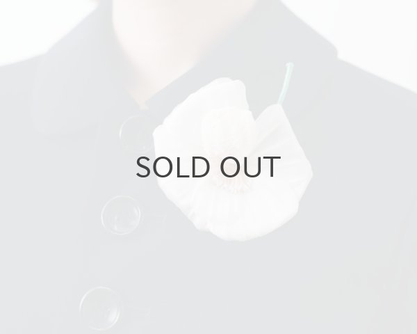 画像27: ウールギャバ 丸襟ジャケット (NV) (27)