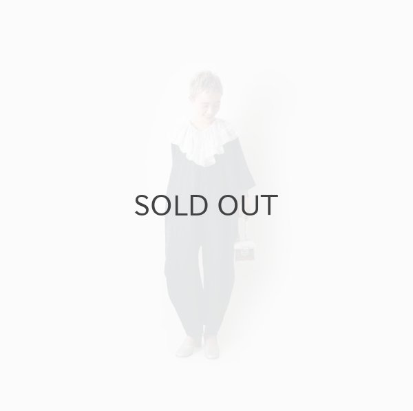 画像27: 別注!! Khadi Silk Wide Overalls (BK) (27)