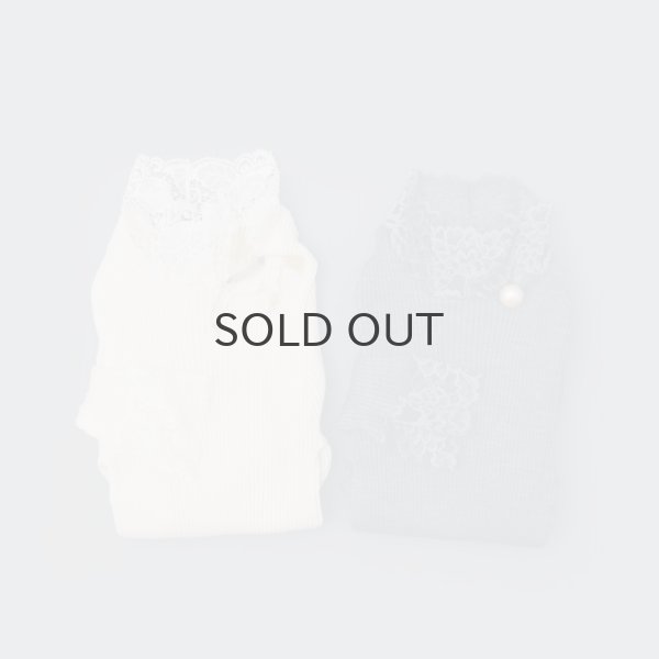 画像18: ML LUPETTO PLISSE' C/COLLO E POLSI PIZZO 304 (GRIGIO M) (18)