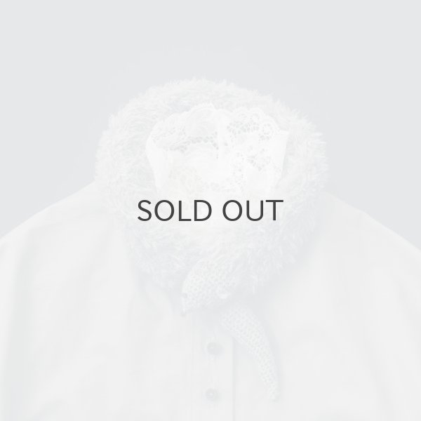 画像14: II TEN KI 高密度サテン 長袖ブラウス (WH) (14)