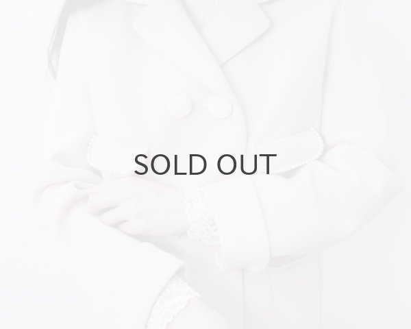 画像9: ML LUPETTO PLISSE' C/COLLO E POLSI PIZZO 304 (BIANCO) (9)