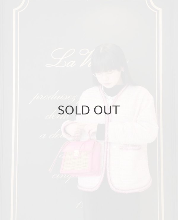 画像18: 別注!! strawberry tweed jacket (PK) (18)