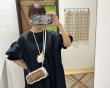 画像18: 別注!! メタリックレザー リボンポシェット (SV） (18)