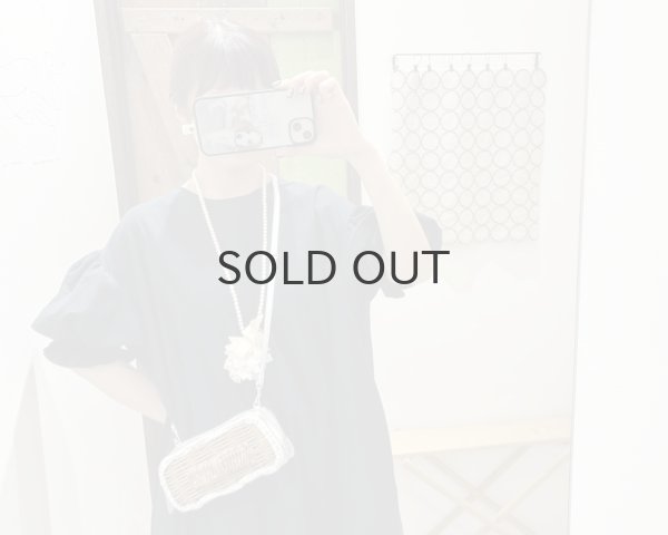 画像18: 別注!! メタリックレザー リボンポシェット (SV） (18)