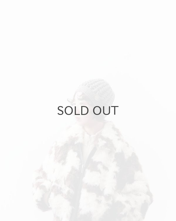 画像12: 別注!! ボーボリー ニットクロッシェ フェルトリボン付き (BK) (12)