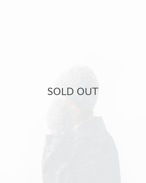 画像8: 別注!! モヘアループ ニットクロッシェ (GY) (8)