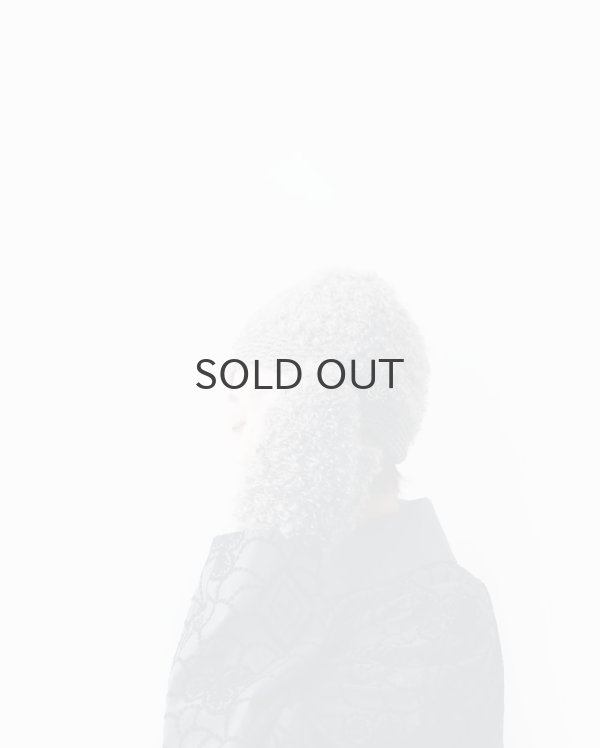 画像9: 別注!! モヘアループ ニットクロッシェ (GY) (9)