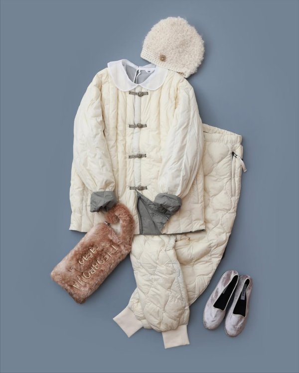 画像17: JPSP チャイナボタン ダウンジャケット (TAION-JK01JS:OF×SG) (17)