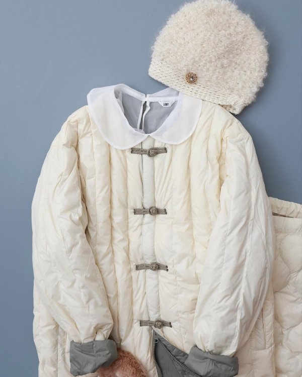 画像18: JPSP チャイナボタン ダウンジャケット (TAION-JK01JS:OF×SG) (18)