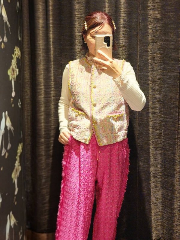 画像10: 別注!! Tweed vest (GR) (10)