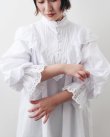 画像22: 別注!! スタンドカラーレースブラウス (WH) (22)