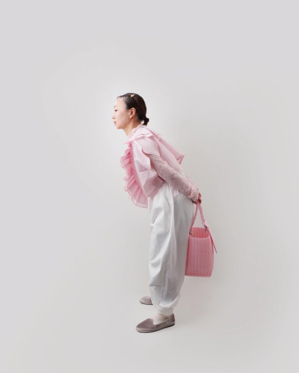 画像12: Khadi Silk Frill Gillet (BK) (12)