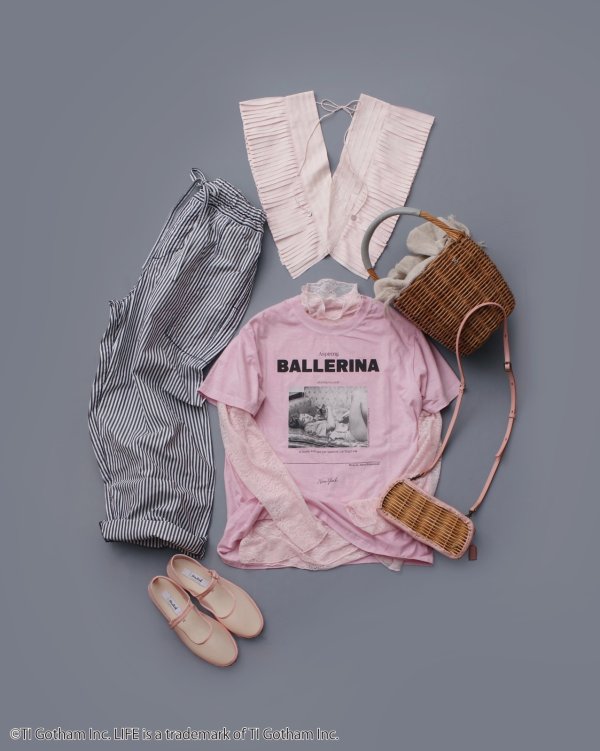 画像8: LIFE PICTURE COLLECTION | Ballerina Photo Graphic T-Shirt (PK) (8)