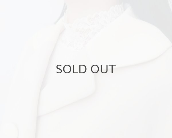 画像10: ML LUPETTO PLISSE' C/COLLO E POLSI PIZZO 304 (BIANCO) (10)