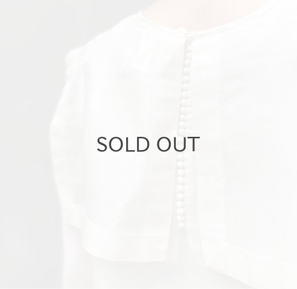 画像17: Khadi Silk Back Button Sailor Blouse (BK) (17)