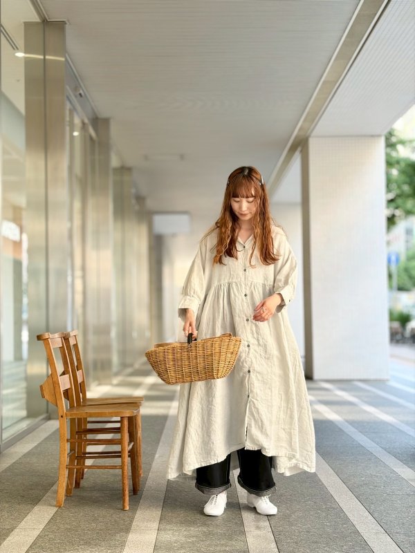 画像13: Open Collar Gathered Dress (EN) (13)