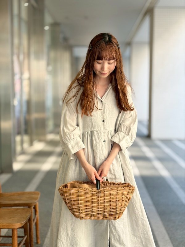 画像15: Open Collar Gathered Dress (EN) (15)