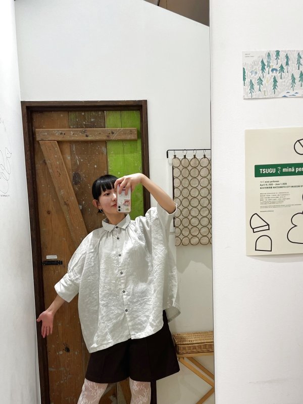 画像12: Half Sleeve Gather Shirts (SB) (12)