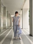画像14: バルキーシーチング薄手ノースリーブBL (261-5751:WH) (14)
