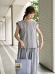 画像12: バルキーシーチング薄手ノースリーブBL (261-5751:WH) (12)