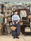 画像10: 40/- 強撚ダンプ ギャザーパンツ (CH) (10)