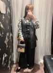 画像11: SALE30%OFF!! dry leather vest (BK) (11)