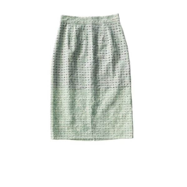 画像1: SALE30%OFF!! Flower embroidery skirt  (1)