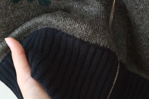 画像12: SALE30%OFF!! イヌジャガードジップカーディガン (GY) (12)