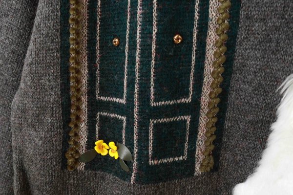 画像16: SALE30%OFF!! イヌジャガードジップカーディガン (GY) (16)