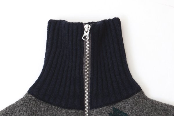 画像6: SALE30%OFF!! イヌジャガードジップカーディガン (GY) (6)