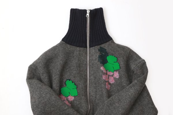 画像5: SALE30%OFF!! イヌジャガードジップカーディガン (GY) (5)