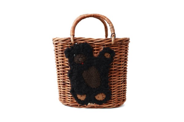 画像1: クマカゴバッグ (BK) (1)