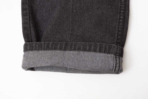 画像8: リボンデニムパンツ (BK) (8)