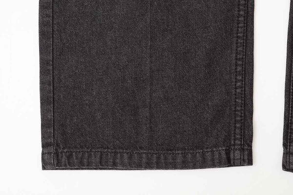 画像7: リボンデニムパンツ (BK) (7)