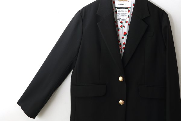 画像7: ブレザージャケット (BK) (7)