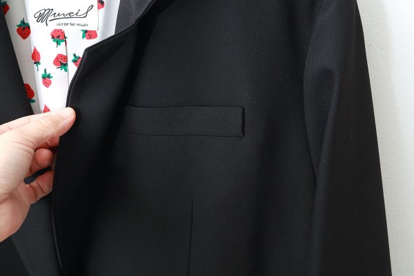 画像4: ブレザージャケット (BK) (4)