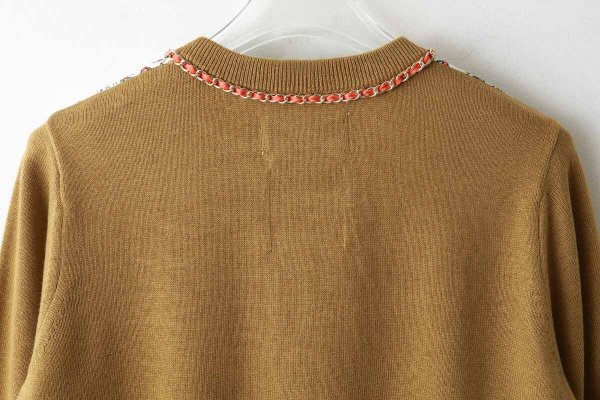 画像10: スカーフ柄カーディガン (YW) (10)