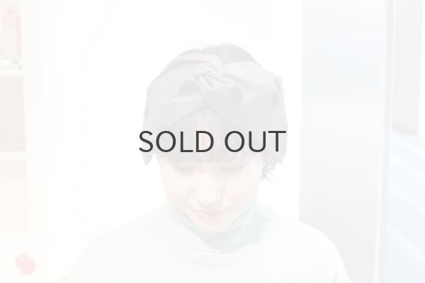 画像10: 3 ET DEMI original dot hairturban (10)