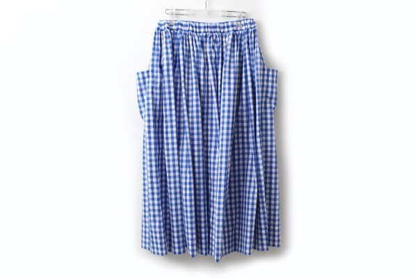 画像2: 3 ET DEMI original gingham check skirt (BL) (2)