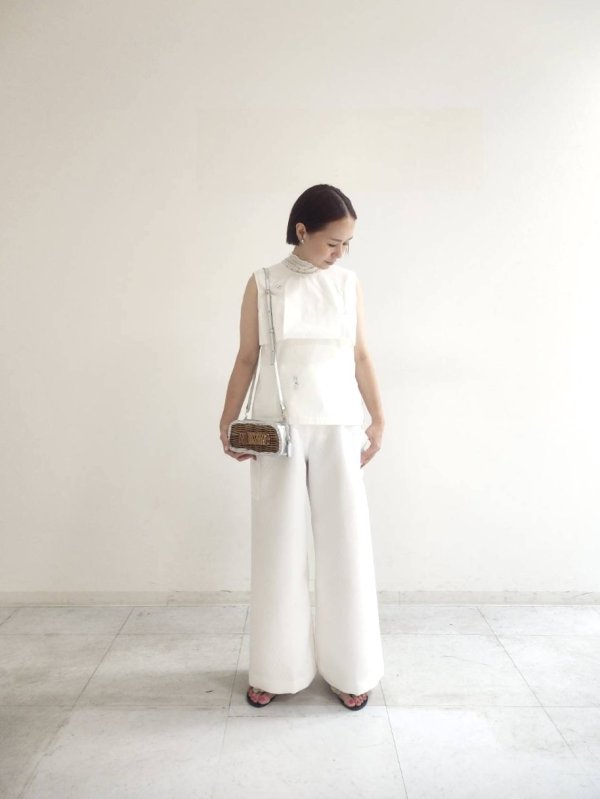 画像15: 3 ET DEMI original キルティングマトラッセジャガード ウエストシャーリングパンツ (PK) (15)