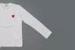 画像3: 【Women's】 PLAY LONG SLEEVE T-SHIRT RED HEART  (3)