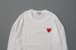 画像6: 【Women's】 PLAY LONG SLEEVE T-SHIRT RED HEART  (6)