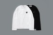 画像1: 【Women's】 PLAY LONG SLEEVE T-SHIRT BLACK HEART  (1)