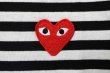 画像13: 【Men's 】 PLAY STRIPED LONG SLEEVE T-SHIRT RED HEART  (13)