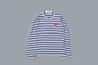 画像2: 【Men's 】 PLAY STRIPED LONG SLEEVE T-SHIRT RED HEART  (2)