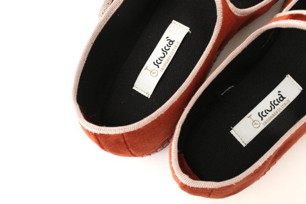 画像6: ベルベットMARYJANE (03 MARRON×ROSE PINK) (6)